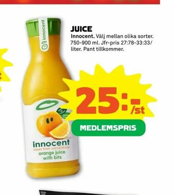 Coop Forum Juice erbjuda