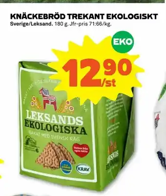 Coop Forum Knäckebröd trekant ekologiskt erbjuda