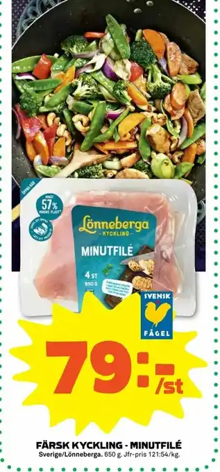 Coop Forum Färsk kyckling - minutfilé erbjuda
