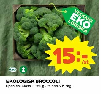 Coop Konsum Ekologisk broccoli erbjuda