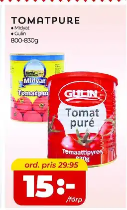 Matrix Butikerna Tomatpure erbjuda