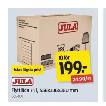 Jula Flyttlåda erbjuda