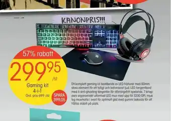 EKO Gaming kit 4-i-1 erbjuda