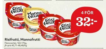Hemköp Risifrutti, Mannafrutti erbjuda