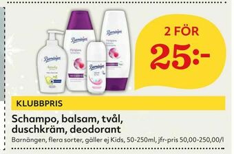 Hemköp Schampo, balsam, tvål, duschkräm, deodorant erbjuda