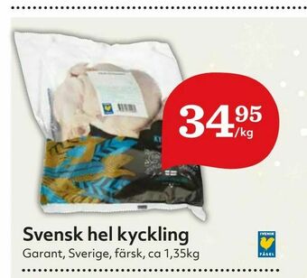 Hemköp Svensk hel kyckling erbjuda