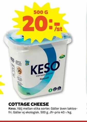 Stora Coop Cottage cheese erbjuda