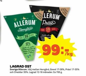 Stora Coop Lagrad ost erbjuda