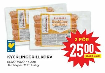 Kycklinggrillkorv