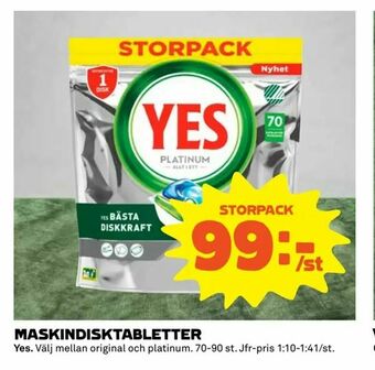 Coop Extra Maskindisktabletter erbjuda