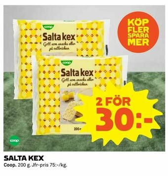 Coop Extra Salta kex erbjuda