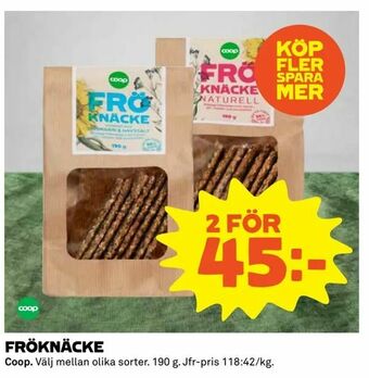 Coop Extra Fröknäcke erbjuda
