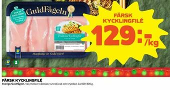 Coop Extra Färsk kycklingfilé erbjuda
