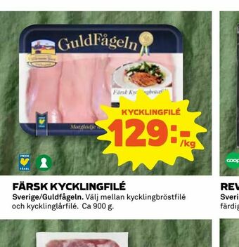 Coop Konsum Färsk kycklingfilé erbjuda