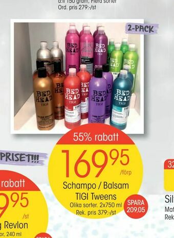 EKO Schampo / Balsam TIGI Tweens erbjuda
