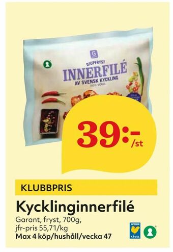 Hemköp Kycklinginnerfilé erbjuda