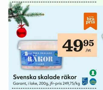 Hemköp Svenska skalade räkor erbjuda