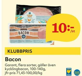 Hemköp Bacon erbjuda