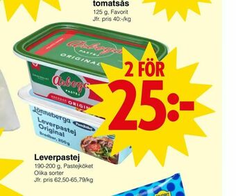 Matöppet Leverpastej erbjuda