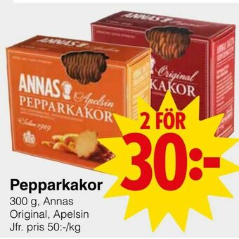 Matöppet Pepparkakor erbjuda