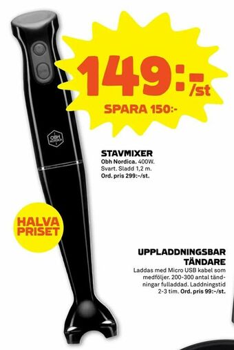 Stora Coop Stavmixer erbjuda