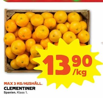 Stora Coop Clementiner erbjuda