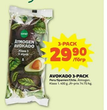 Stora Coop Avokado 3-pack erbjuda
