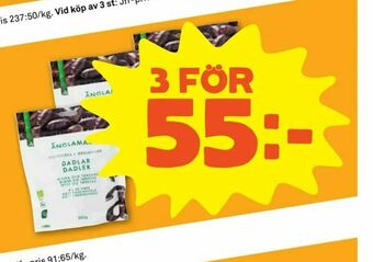 Stora Coop Ekologiska dadlar erbjuda