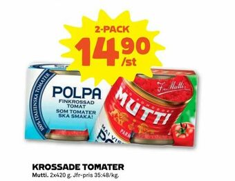Stora Coop Krossade tomater erbjuda
