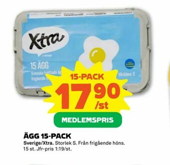 Stora Coop Ägg 15-pack erbjuda