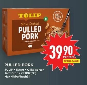 Willys Pulled pork erbjuda