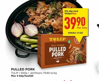 Willys Hemma Pulled pork erbjuda