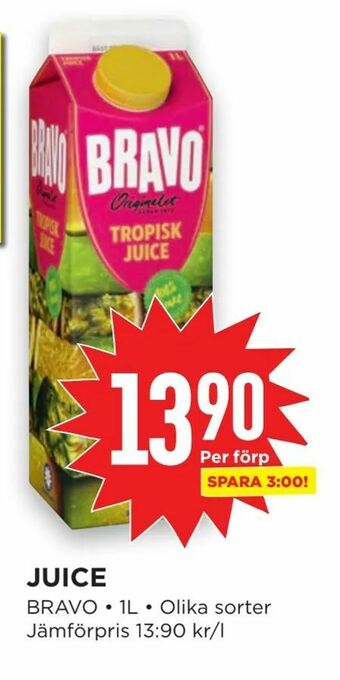 Willys Hemma Juice erbjuda