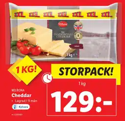 Lidl Cheddar erbjuda