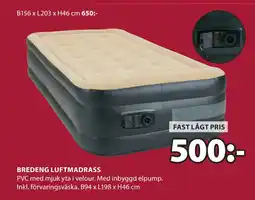 JYSK BREDENG LUFTMADRASS erbjuda