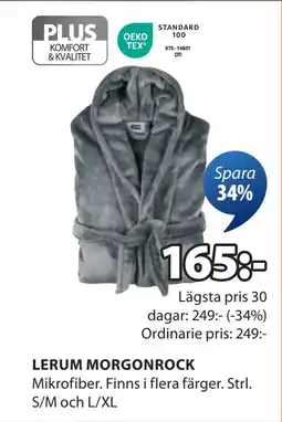 JYSK LERUM MORGONROCK erbjuda
