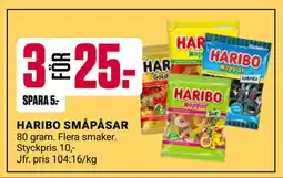 ÖoB HARIBO SMÅPÅSAR erbjuda