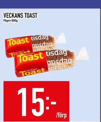 Matdax VECKANS TOAST erbjuda