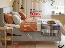 Mio PAKETPRIS STÄLLBAR SÄNG + GAVEL VÄDERÖ erbjuda