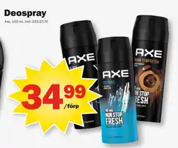 Pekås Deospray erbjuda