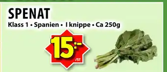 Matvärlden Tensta SPENAT erbjuda