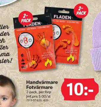 DollarStore Handvärmare Fotvärmare erbjuda