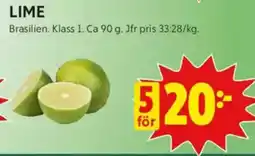 ICA Kvantum Lime erbjuda