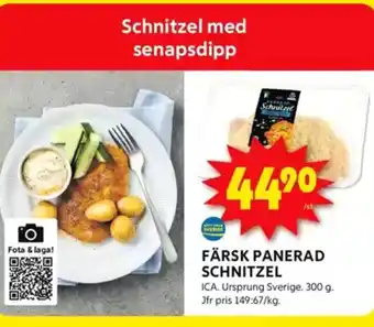 ICA Kvantum ICA Färsk Panerad schnitzel erbjuda