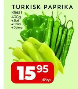 Matrix Butikerna Turkisk paprika erbjuda