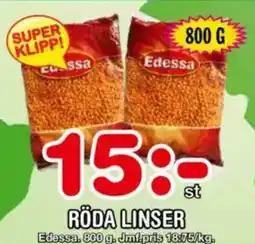 Nya Pulsen Röda linser erbjuda