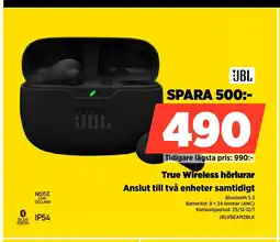 Power True Wireless hörlurar Anslut till två enheter samtidigt erbjuda