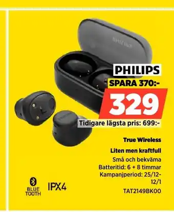 Power True Wireless Liten men kraftfull erbjuda