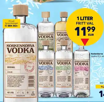 Border Shop KOSKENKORVA Vodka 37,5-40% erbjuda