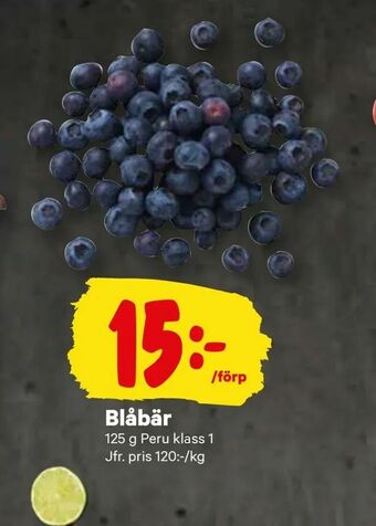 City Gross Blåbär erbjuda